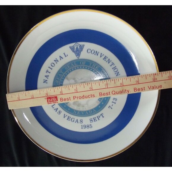 1985 National Association Postmasters Convention Las Vegas NV Sept. 7-13 Plate - Picture 2 of 8